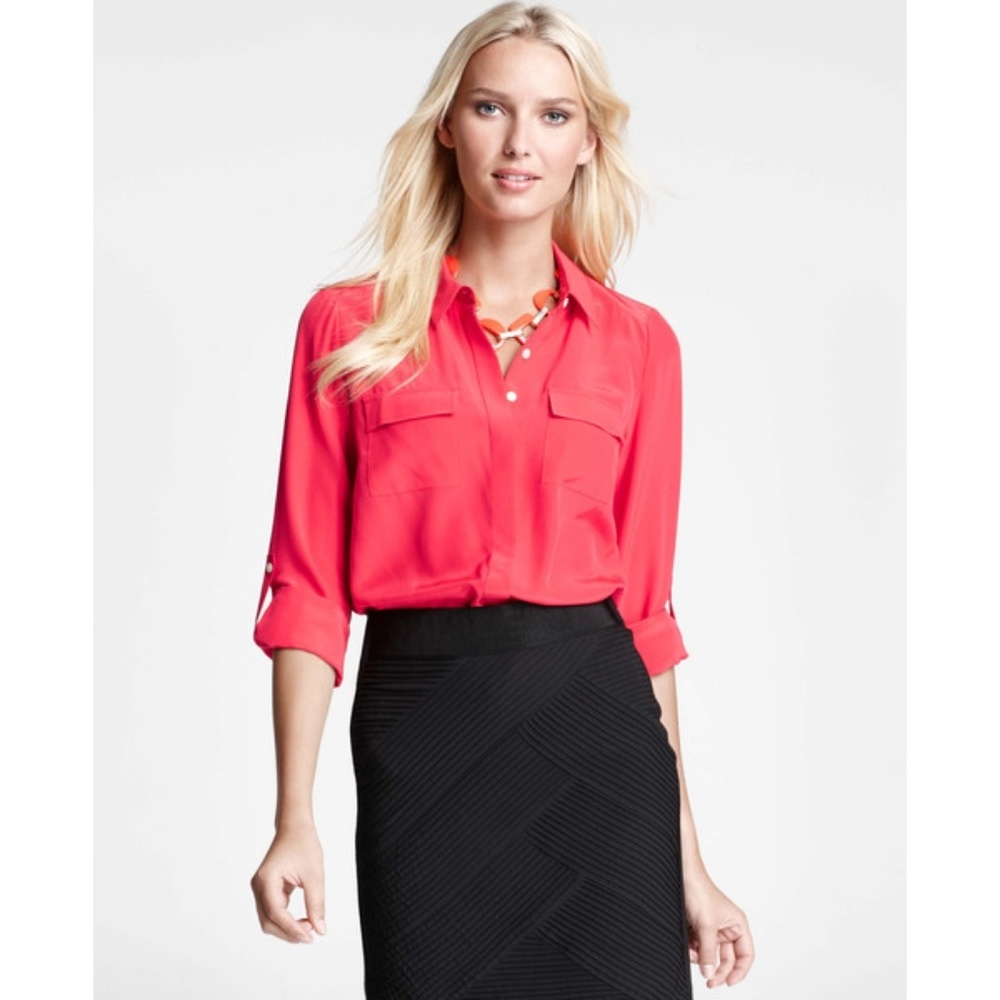 NWT Ann Taylor Silk Blouse
